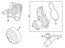 GASKET - WATER PUMP GN1Z-8507-B FORD