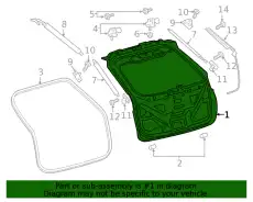 GATE ASY KA1Z-5840010-A FORD
