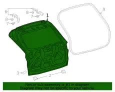 GATE ASY LJ6Z-7840010-A FORD