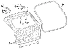 GATE ASY LJ6Z-7840010-A FORD