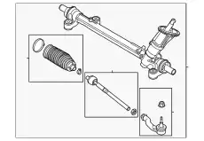 GEAR - RACK AND PINION STEERIN LX6Z-3504-AA FORD