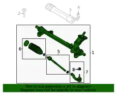 GEAR - RACK AND PINION STEERIN LX6Z-3504-AA FORD