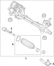 GEAR ASY - STEERING KG9Z-3504-G FORD