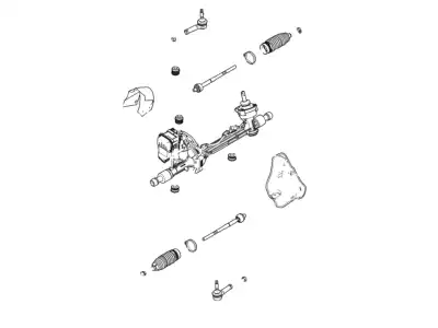 GEAR ASY - STEERING BB5Z-3504-BARM FORD