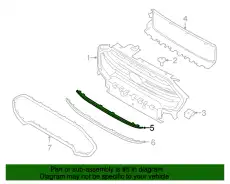 Решетка радиатора FORD GN1Z-8200-AA