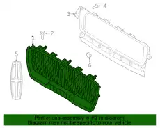 Решетка радиатора FORD LC5Z-8200-BB