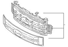 Решетка радиатора FORD HC3Z-8200-BC