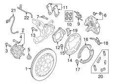 Ступица FORD KR3Z1104B