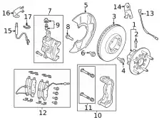Ступица FORD LK4Z-1104-D