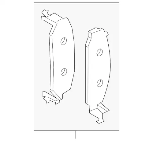 KIT - BRAKE LINING L1MZ-2001-D FORD