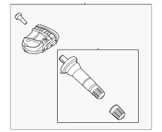 KIT - TPMS SENSOR JX7Z-1A189-C FORD