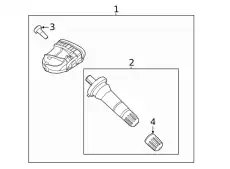KIT - TPMS SENSOR JX7Z-1A189-C FORD