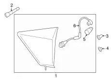 LAMP ASY - REAR, STOP AND FLAS GJ5Z13404K FORD