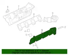 Коллектор выпускной FORD LC3Z9431A