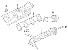 Коллектор выпускной FORD LC3Z9431A