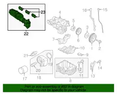 MANIFOLD ASY - INLET CM5Z9424D FORD