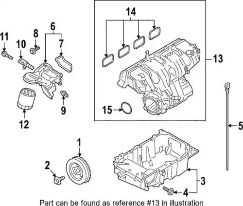 MANIFOLD ASY - INLET LB5Z9424A FORD
