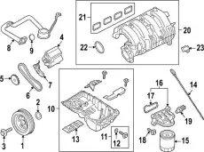 MANIFOLD ASY - INLET FR3Z9424P FORD
