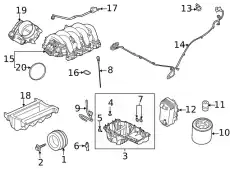 MANIFOLD ASY - INLET LC3Z9424A FORD