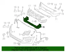 MEMBER ASY - FLOOR CROSS KV6Z-6110852-D FORD