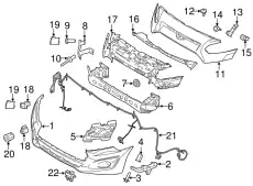 MEMBER ASY - FLOOR CROSS KV6Z-6110852-D FORD