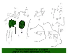 PUMP ASY - POWER STEERING CK4Z3A674C FORD