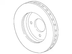 Тормозной диск FORD 5R3Z-2C026-A ,