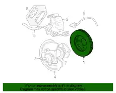 Тормозной диск FORD 5R3Z-2C026-A ,