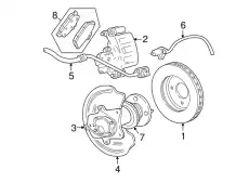 Тормозной диск FORD 5R3Z-2C026-A ,