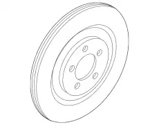 ROTOR ASY - BRAKE L1MZ-2C026-A FORD