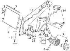 SEAL LC3Z19E572A FORD