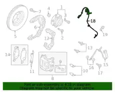 Датчик ABS FORD J2GZ2C204E