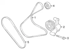V-BELT CV6Z-8620-E FORD