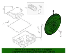 Маховик KR3Z6477A FORD