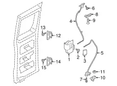 Ручка двери FORD BK2Z6122601AB