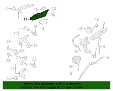 Ручка двери FORD HT4Z5822601AE