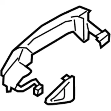 Ручка двери FORD 8A6Z5822404A