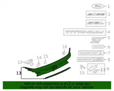 Ручка двери FORD KT4Z5843401B