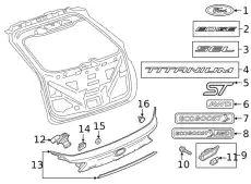 Ручка двери FORD KT4Z5843401B