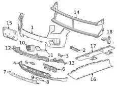 BRACKET 84873086 GM