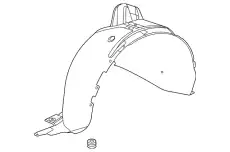 Подкрылок GM 42755111