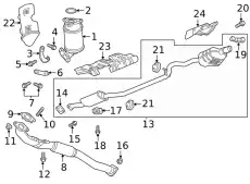 MUFFLER 84694000 GM