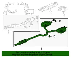 MUFFLER 84619999 GM