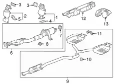 MUFFLER 84619999 GM