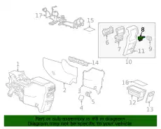 RECEPTACLE 84640950 GM
