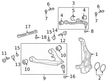 Рычаг подвески GM 84646950