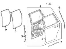 Ручка двери GM 84861477