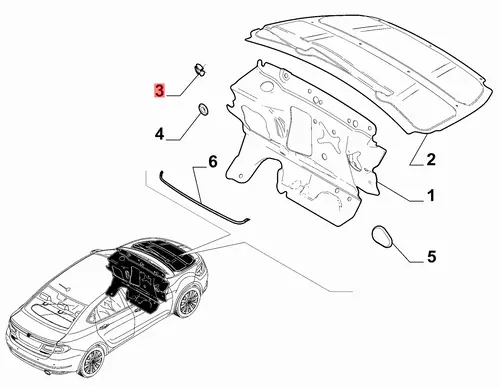 КЛИПСА 53102237 CHRYSLER