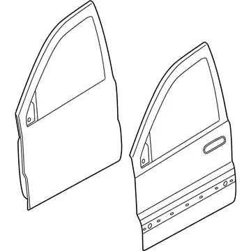 Дверь перед. лев. 55113639AL CHRYSLER