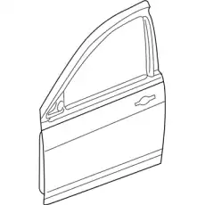 Дверь передняя 68079386AA CHRYSLER